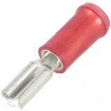 FLACHSTECKHÜLSE Fast-on 2.8mm/0.25-1.5mm² rot isoliert