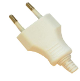 Eurostecker schraubanschluss weiß
