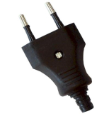Eurostecker schraubanschluss schwarz