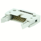 PFOSTEN-VERB. Stecker 14 pol. RM 2.54 f. Flachband