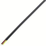 Modularkabel 4x0.08 mm schwarz flach Meterware