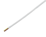 Modularkabel 4pol. weiß flach