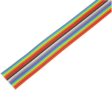 FLACHBANDKABEL AWG-28 RM1,27 16p bunt