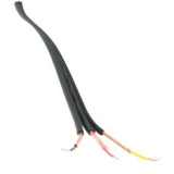 GESCHIRMTES KABEL 3x0.14 einzelgesch.flach schwarz