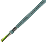 GESCHIRMTES KABEL 8x0.14 grau rund