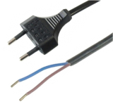 Netzkabel Eurostecker 5m 2x0.75 freies Ende