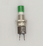 Taster grün ein(aus) 250VAC/1,5A Einbau DM7mm