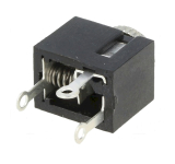 KLINKENBUCHSE 2.5mm Mono 2polig lötbar