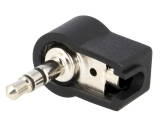KLINKENSTECKER 3.5mm Stereo Winkel Nylon