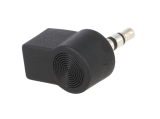 KLINKENSTECKER 3.5mm Stereo Winkel Nylon