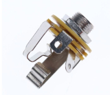 KLINKENBUCHSE 6.3mm Stereo lötbar offen