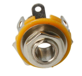 KLINKENBUCHSE 6.3mm Stereo lötbar offen