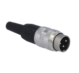 Din Kabelstecker 3 pol. mit Verschraubung 180°