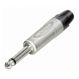 KLINKENSTECKER 6.3mm Mono gerade Nickel Neutrik