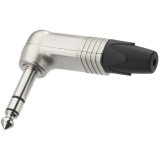 KLINKENSTECKER 6.3mm stereo,Winkel nickel Neutrik