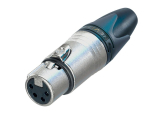 XLR Kupplung 4polig nickel NC4FX Neutrik