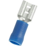 FLACHSTECKHLSE    Fast-on   6.3mm    blau  1.5...2.5mm2   isoliert