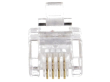 MODULAR-Stecker 6/4 RJ11 4pol. für Flachkabel