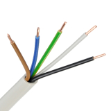 Mantelleitung 5x2,5mm² steife Adern NYM-J5X2,5 (Meterware)