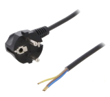 Netzkabel 2m 3x1mm Schukostecker freies Ende