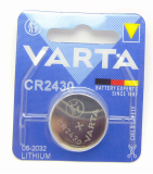 CR2430 Lithium 3V 280mAh 24,5x3,0mm VARTA