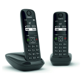 Telefon Gigaset AS690 Duo DECT SLT CLIP Schwarz