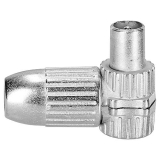 Koax Stecker winkel Gussgehäuse Hochgeschirmt Klasse A AXING