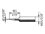 Lötspitze Ersadur 832BDLF1,0mm Bleifrei (60,80)