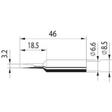 Lötspitze ERSADUR 832ED 3,2mm (60, 60A, 80, 80A)