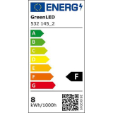 E27 230V 8W Led 810lm 111x40mm Röhrenform