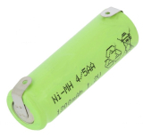 Akku 1200mAh 4/5AA 1,2V 13,9 x 43mm mit Ltf.