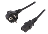 Netzkabel 1.8M Schukostecker - Kaltgerätekupplung 10A