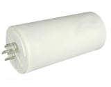 Motorkondensator 80uF 450V Ø60 x 120mm mit FastOn Stecker 6,3mm