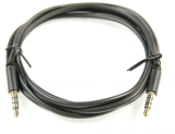 Klinkenkabel 3,5mm 1,5m 4polig schwarz