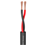 Mantelleitung Lautsprecherkabel 2x2,5mm² PVC DM7,8mm schwarz (Meterware)