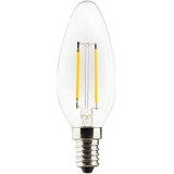 E14 230V 2,5W Led klar 250lm Filament Kerze ww