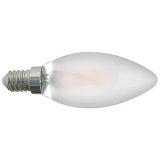 E14 230V 2,5W Led matt 280lm Filament Kerzenform ww
