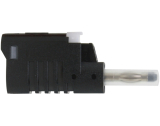 Büschelstecker Sicherheit 4mm 36A schwarz