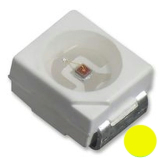 LED SMD gelb PLCC2 2x1.4mm 20mA 2.4V 230-530mcd