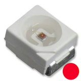 LED SMD rot PLCC2 2x1.4mm 20mA 2.4V 230-530mcd