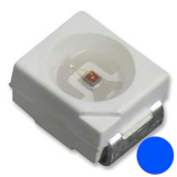 LED SMD blau PLCC2 2x1.4mm 20mA 3.5V 280-530mcd