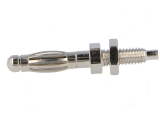 Büschelstecker 4mm Frontplattenmontage