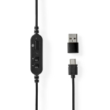 Headset mit USB-Anschluss USB-C/USB-A