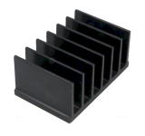 Kühlkörper 50x78x35mm 2.3K/W schwarz Aluminium