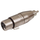 XLR Adapter XLR Kupplung -> Chinchstecker