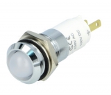 Signallampe LED wei 230V AC 14,2mm