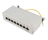 Patchpanel CAT.6 8 x RJ45 geschirmt LOGILINK