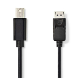 Mini DisplayPort-Stecker auf Displayport 2 Meter