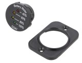 Batterieüberwachung KFZ 12V/24V 4 Led´s 7...33VDC