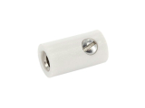 Spielwarenkupplung weiß 2.6 mm schraubbar